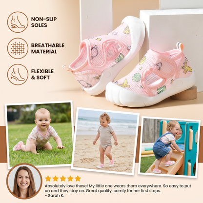 Summer Baby Sandals with Non-slip soles and Breathable Material