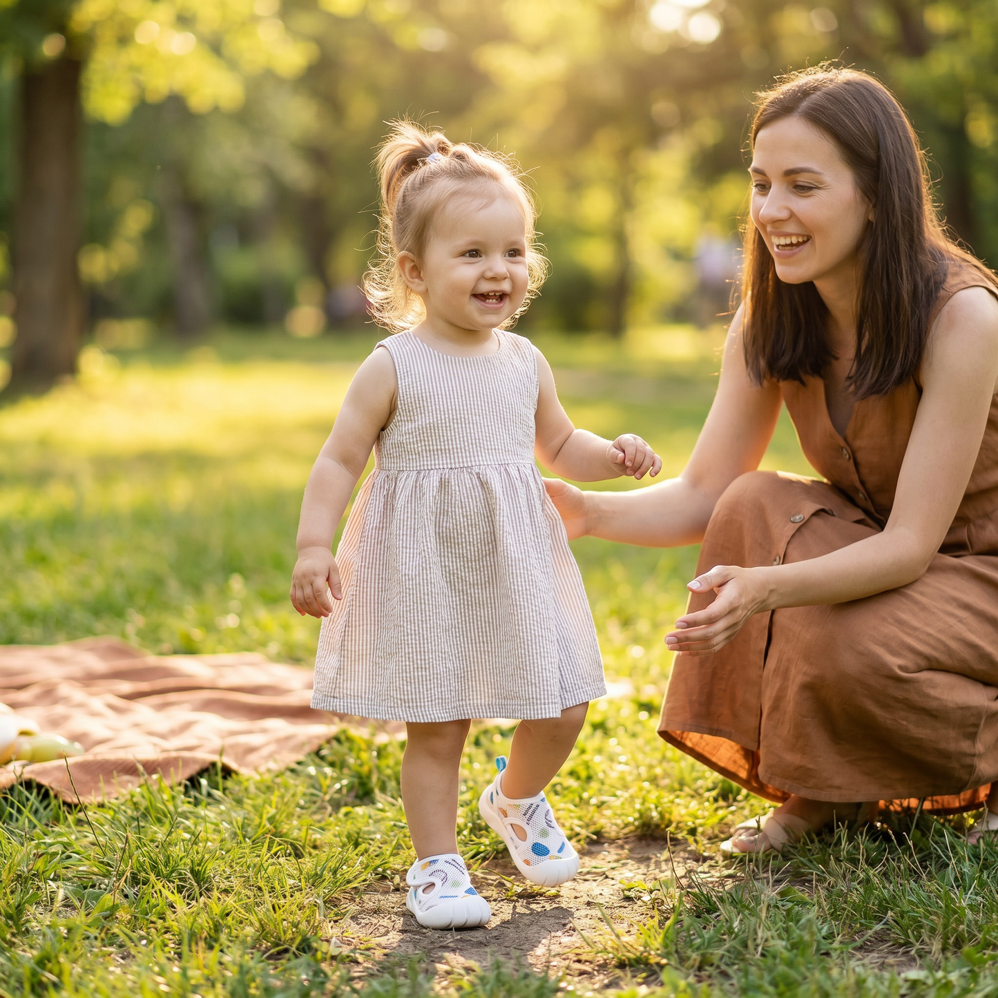 Summer Baby Sandals with Non-slip soles and Breathable Material