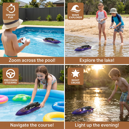 Electric Racing Boat for Fast Water Fun in Summer