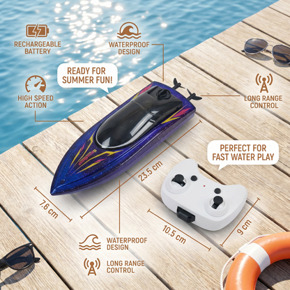 Electric Racing Boat for Fast Water Fun in Summer