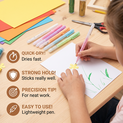 Precision Quick-Dry Glue Pen