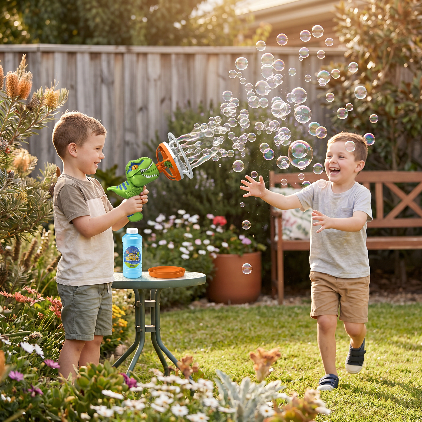 Dino Bubble Cannon