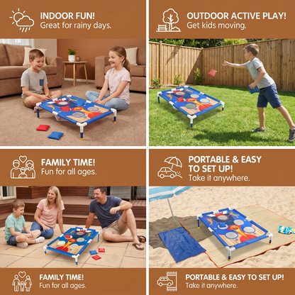Bean Bag Toss Game Set – Indoor & Outdoor Family Game