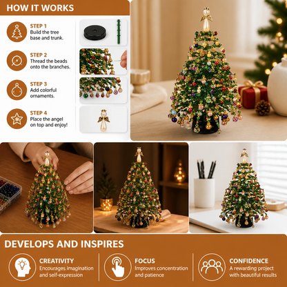 DIY Crystal Beaded Christmas Tree Craft Kit