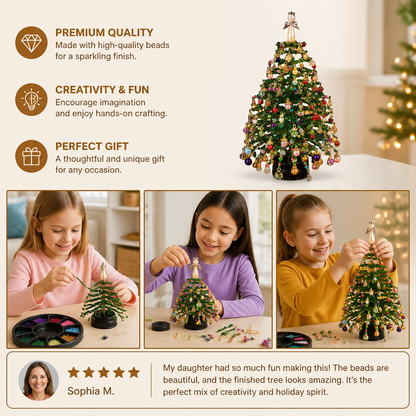 DIY Crystal Beaded Christmas Tree Craft Kit