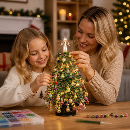 DIY Crystal Beaded Christmas Tree Craft Kit