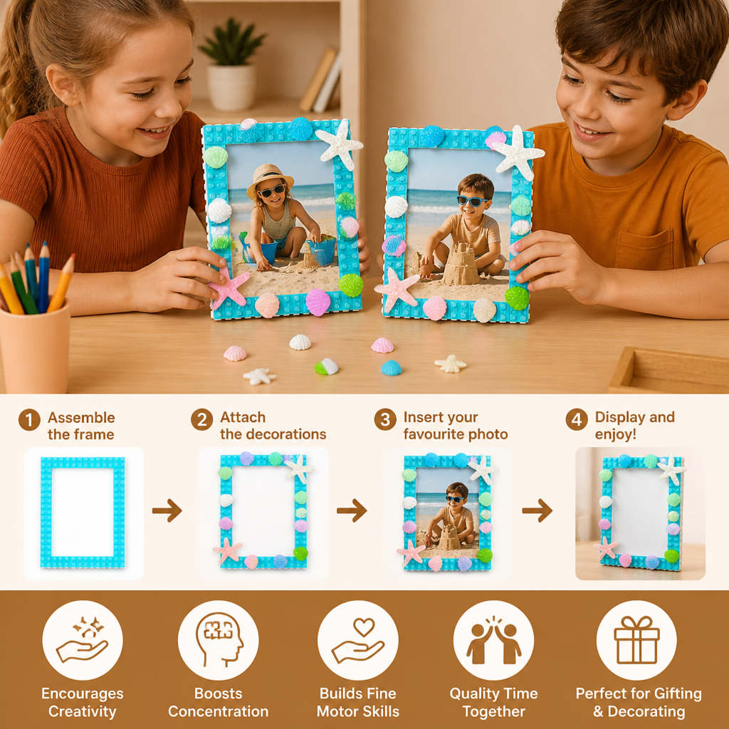 DIY Building Blocks Photo Frame Craft Kit