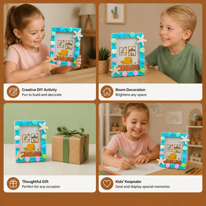 DIY Building Blocks Photo Frame Craft Kit