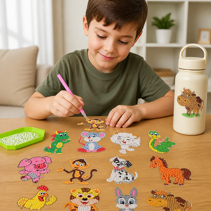 DIY Diamond Art Sticker Craft Kit for Kids