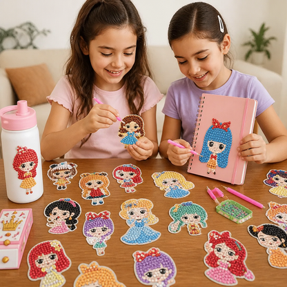 DIY Diamond Art Sticker Craft Kit for Kids