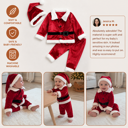 Baby & Toddler Santa Costume Set