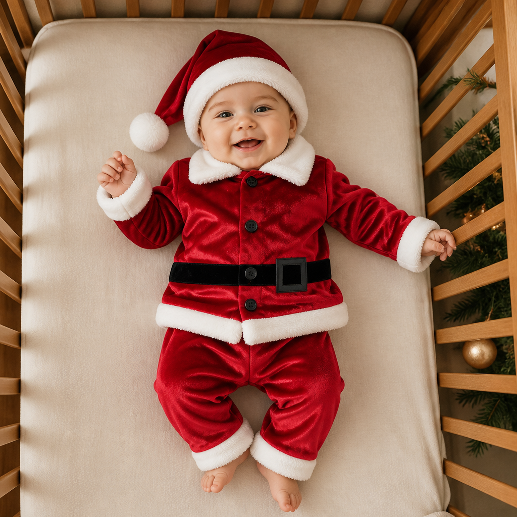 Baby & Toddler Santa Costume Set
