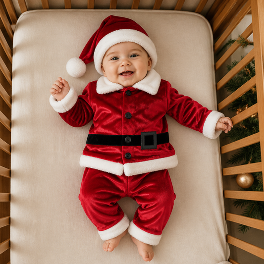 Baby & Toddler Santa Costume Set