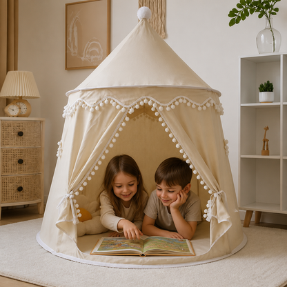 Cozy Kids Play Tent – A Charming Hideaway for Reading & Play