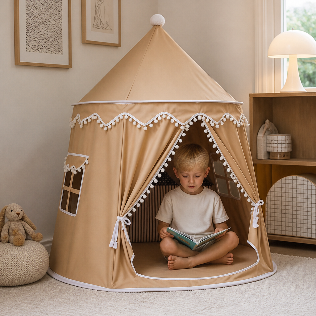 Cozy Kids Play Tent – A Charming Hideaway for Reading & Play