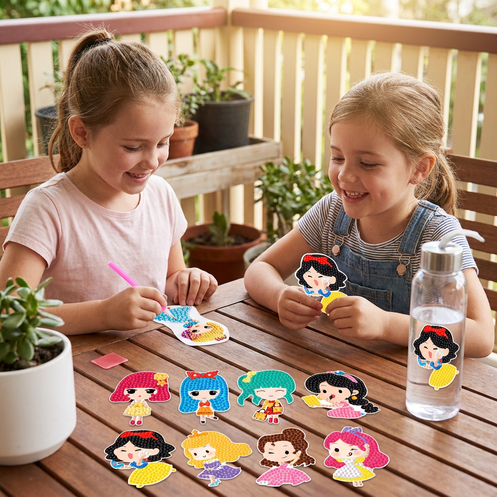 DIY Diamond Art Sticker Craft Kit for Kids