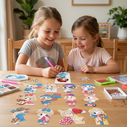 DIY Diamond Art Sticker Craft Kit for Kids