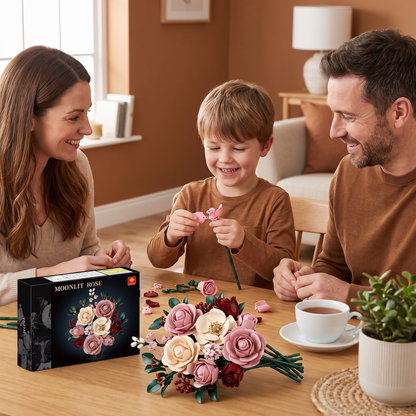 Flower Building Block Bouquet Set