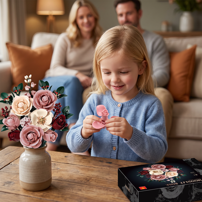 Flower Building Block Bouquet Set