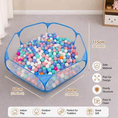 Portable Pop-Up Baby Playpen Tent for Toddlers