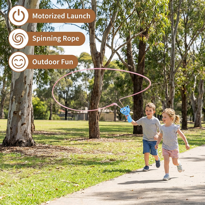 Cat-Themed Lasso Toy for Kids – Spinning Rope Launcher Fun