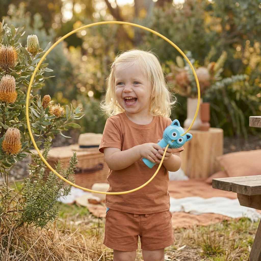 Cat-Themed Lasso Toy for Kids – Spinning Rope Launcher Fun