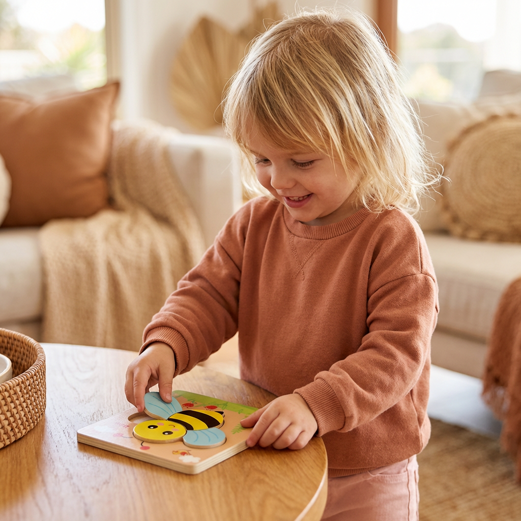 3D Wooden Puzzle for Kids – Educational Animal Learning Toy for Toddlers