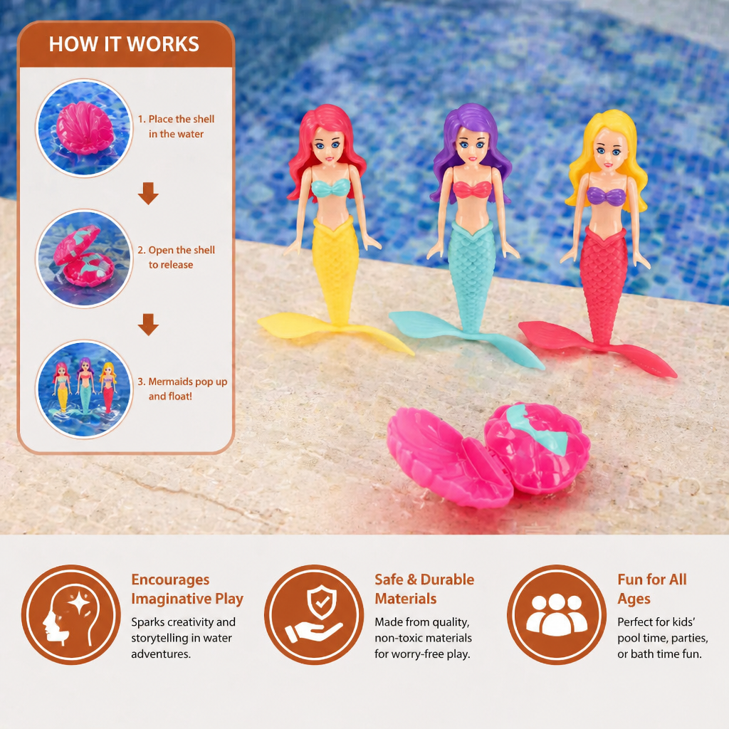 Magical Mermaid Water Toy