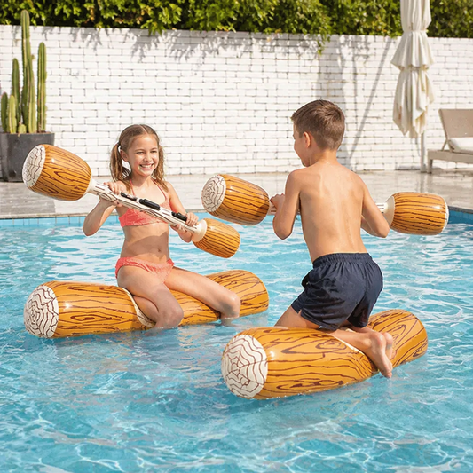 Inflatable Pool Battle Game for Kids – Water Balance & Splash Game