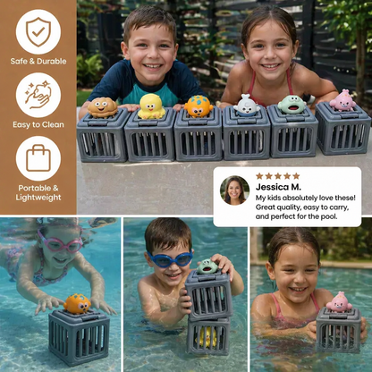 Children’s Diving Toy Set – Underwater Pool Toys with Storage Box