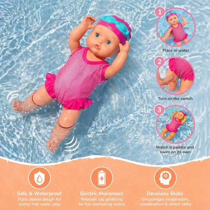 Swimming Baby Doll – Waterproof Electric Pool Toy for Kids