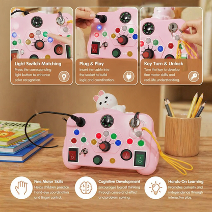 Montessori Activity Toy for Kids – Educational Game to Support Motor Skills, Understanding & Creativity