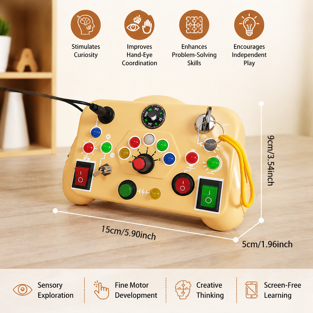 Montessori Activity Toy for Kids – Educational Game to Support Motor Skills, Understanding & Creativity