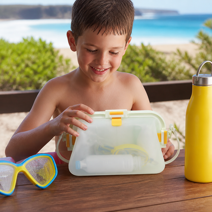 Waterproof Silicone Storage Bag with Shoulder Strap