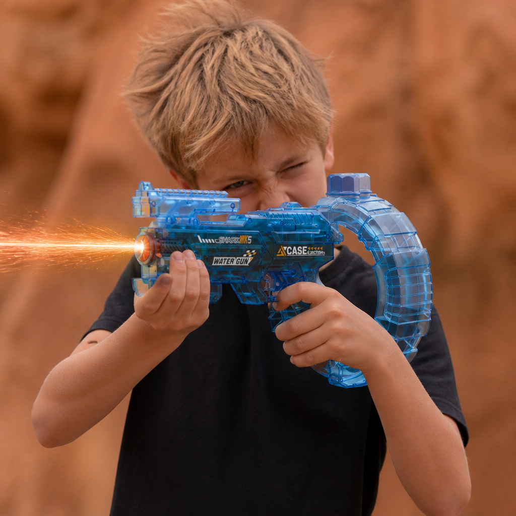 Electric Space Water Gun with Circular Tank