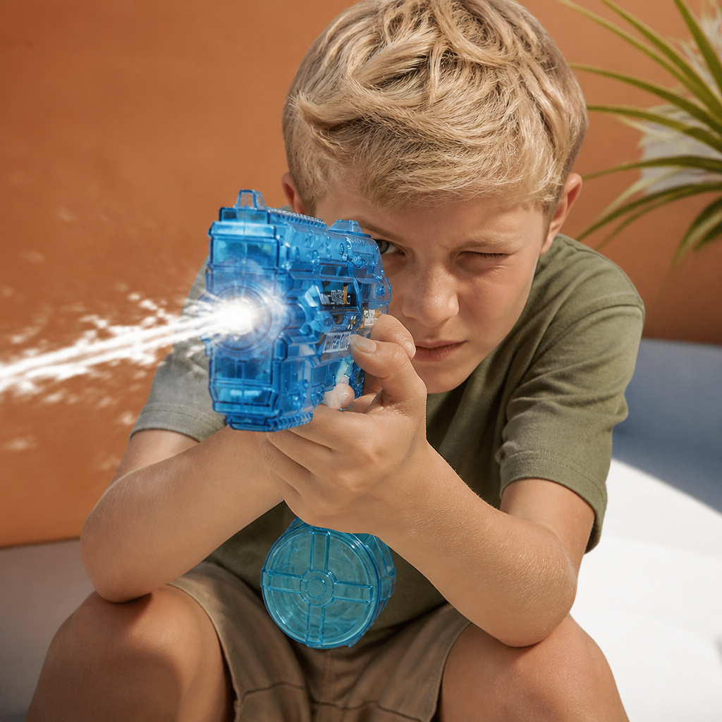 Electric Space Water Gun with Circular Tank