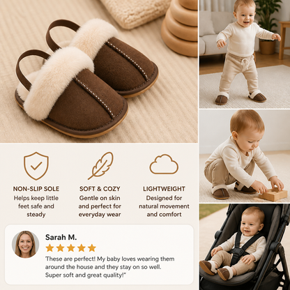 Cozy Baby Non-Slip Shoes with Soft Sole for Indoor & Outdoor Use