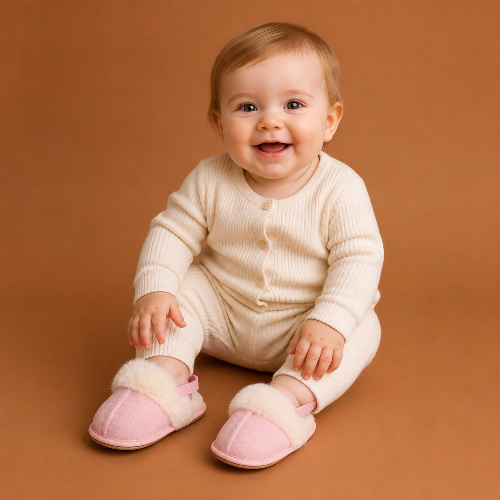 Cozy Baby Non-Slip Shoes with Soft Sole for Indoor & Outdoor Use