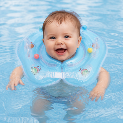 Inflatable Baby Neck Float Ring with Double Air Chamber