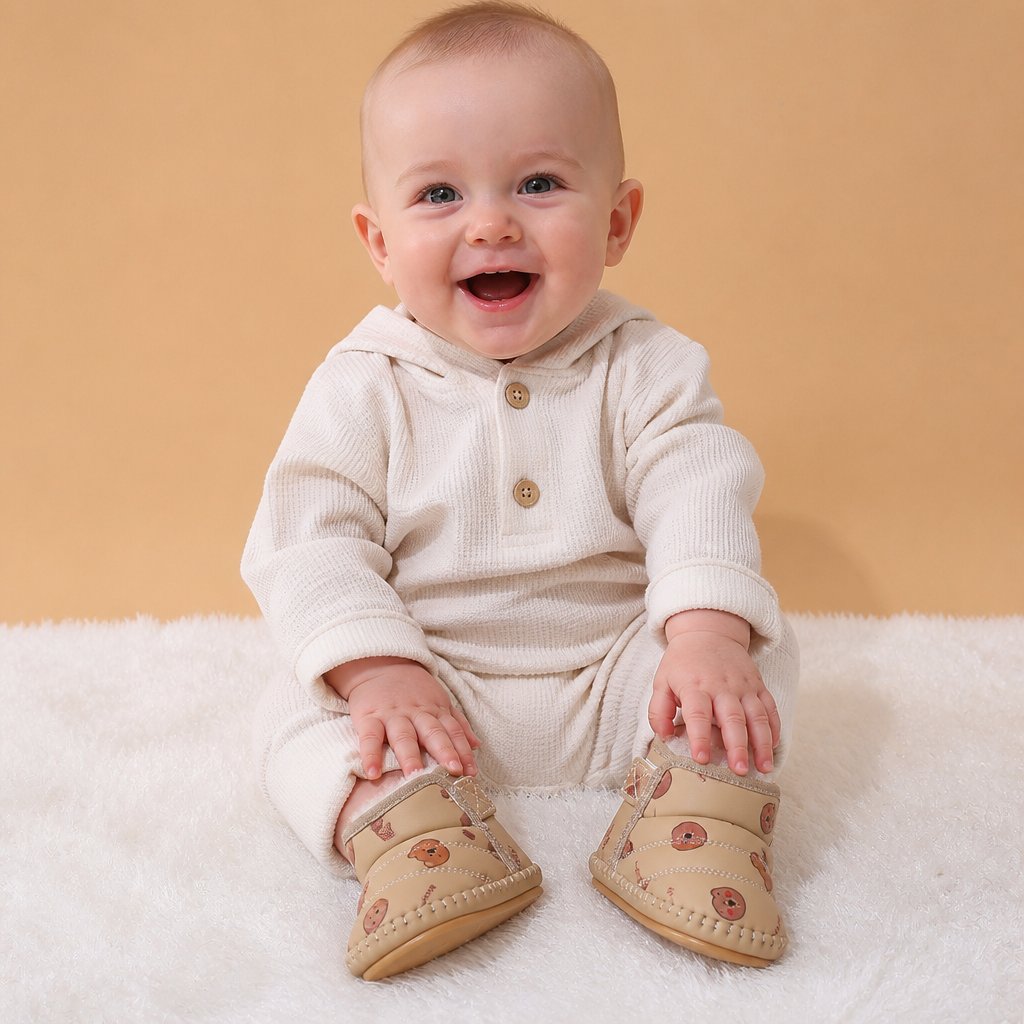 Warm Baby Winter Boots – Soft-Soled Lined Shoes for Babies & Toddlers