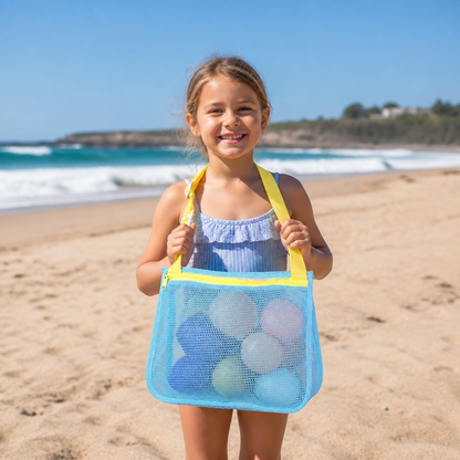 Kids Mesh Beach and Pool Bag for Toys and Accessories