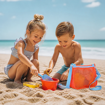 Kids Mesh Beach and Pool Bag for Toys and Accessories