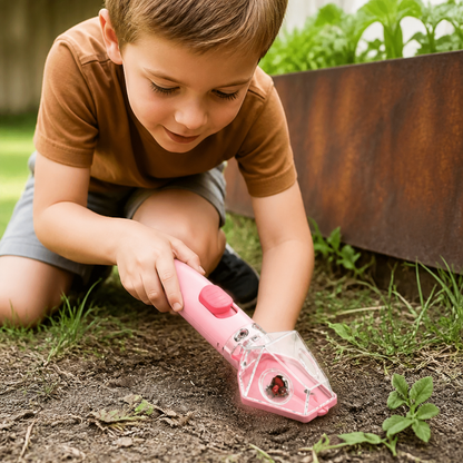 Kids Bug Catcher with 6X Magnifier – Insect Observation Tool for Outdoor Exploration