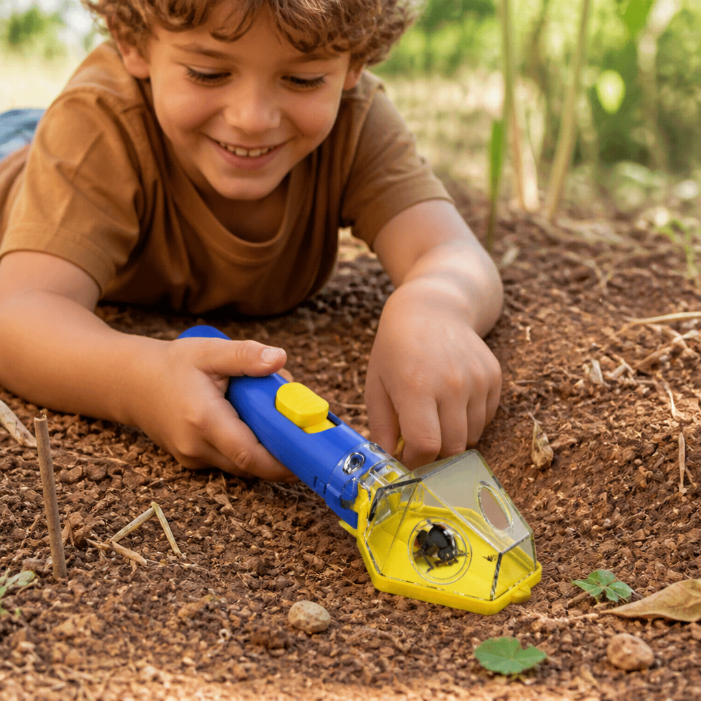 Kids Bug Catcher with 6X Magnifier – Insect Observation Tool for Outdoor Exploration