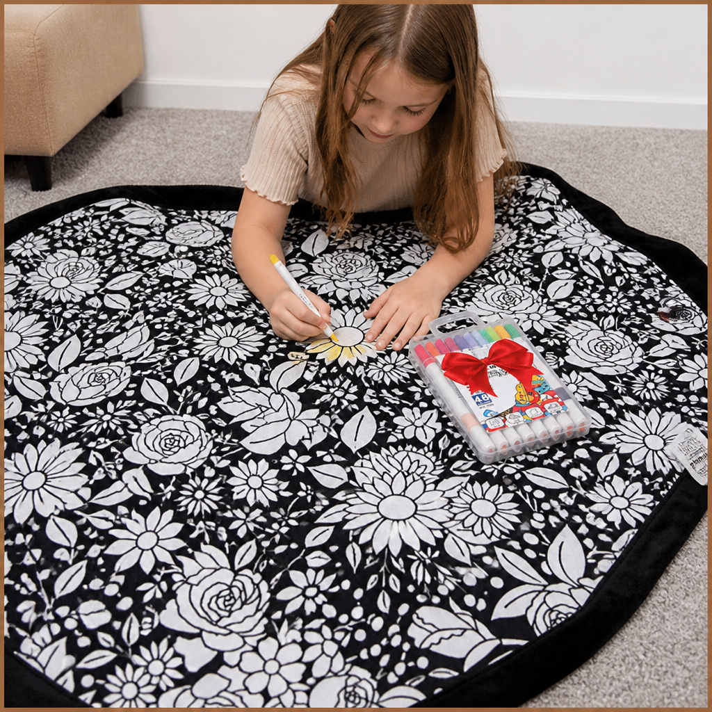 DIY Colouring Blanket for the whole family