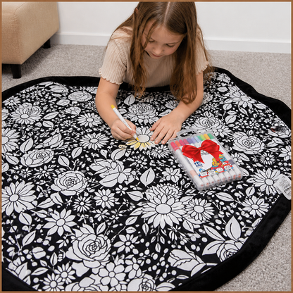 DIY Colouring Blanket for the whole family