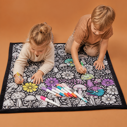 DIY Colouring Blanket for the whole family