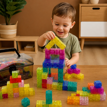 Montessori Cube Building Block Set for Kids