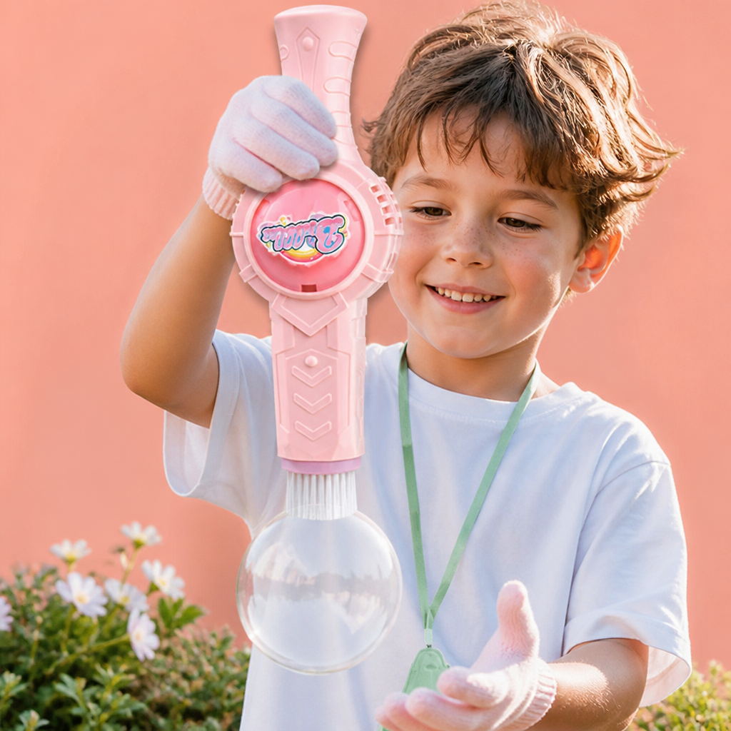 Interactive Bubble Ball Racket Toy for Kids
