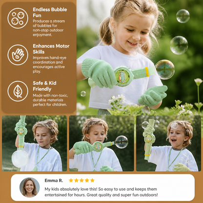 Interactive Bubble Ball Racket Toy for Kids